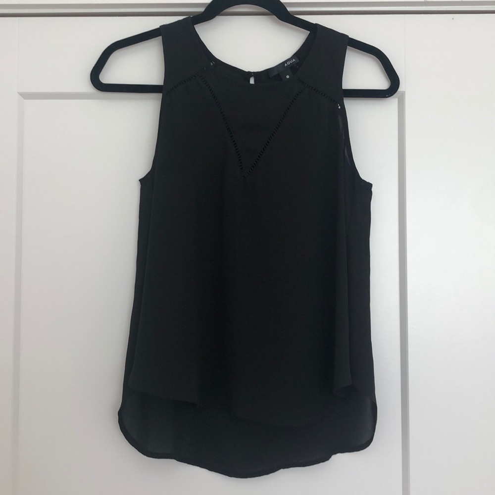 Black Aqua Blouse